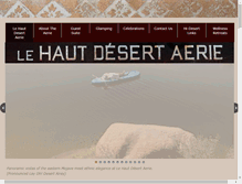 Tablet Screenshot of lehautdesertaerie.com